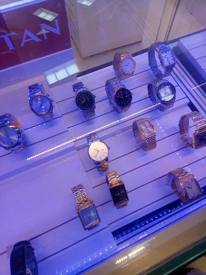 Expensive Titan Watches High Quality Editorial Stock Image Image of