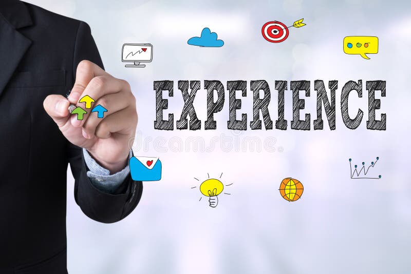 EXPERIENCE royalty free illustration