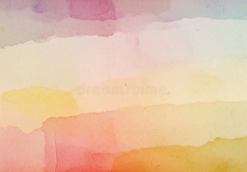 Abstract watercolor blend soft pastel hues gentle color wash overlay textural background design element royalty free illustration