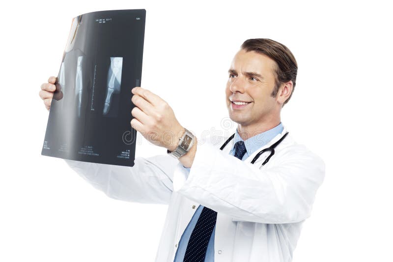 Experienced orthopedic surgeon royalty free stock photography