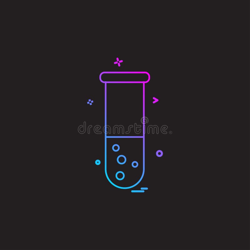 Download Experiment Science Test Tube Icon Vector Design Stock Vector - Illustration of biology, element ...
