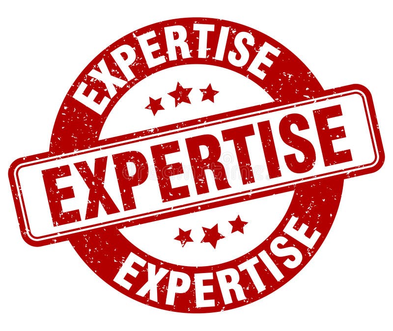Expertstämpel. expertetikett. round grunge-tecken vektor illustrationer