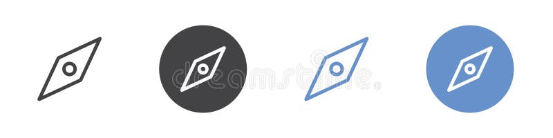 Explorar conjunto plano de iconos en color blanco y negro ilustración del vector
