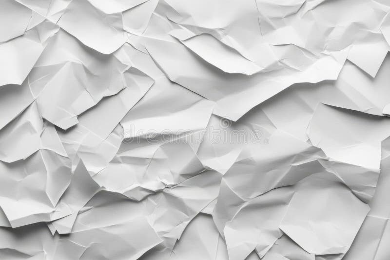 Explorar la textura de papel de hoja en blanco arrugado Un diseño y una presentación de espacio en blanco ilustración del vector