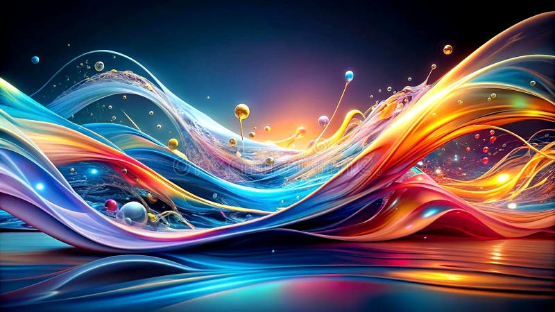 An Exploration of Kinetic Energy and Abstract Expression Through Form AI artwork