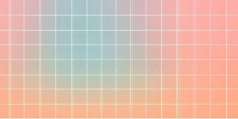 Explorați gradientul moale, în formă de pastel, cu textura modelului de grilă și designul geometric royalty free illustration