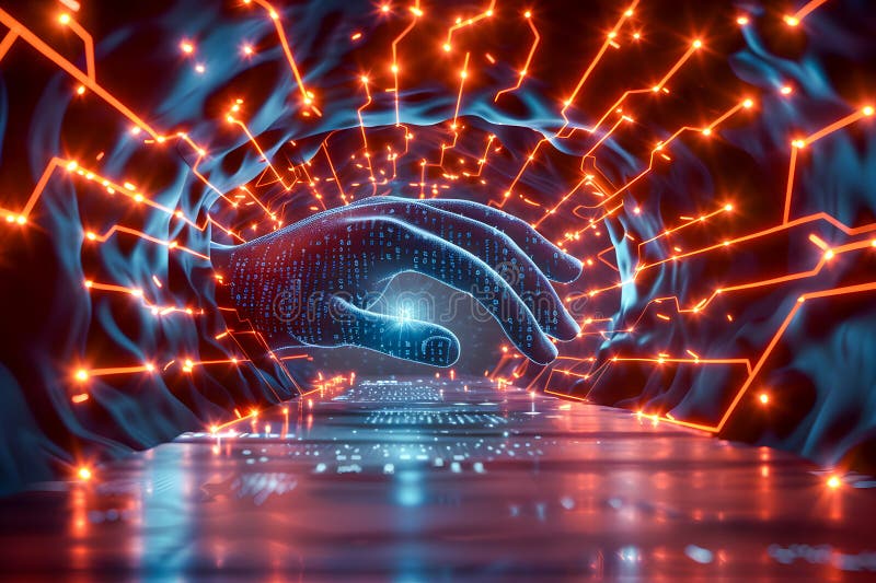 AI Pioneering the Future of Technology GenerativeAI Stock Illustration