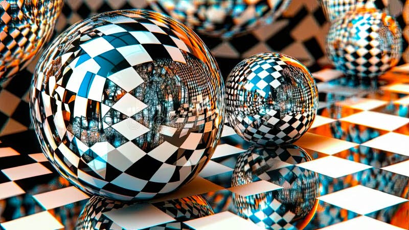 Explore Fascinating Optical Illusions with Reflective Spheres and ...