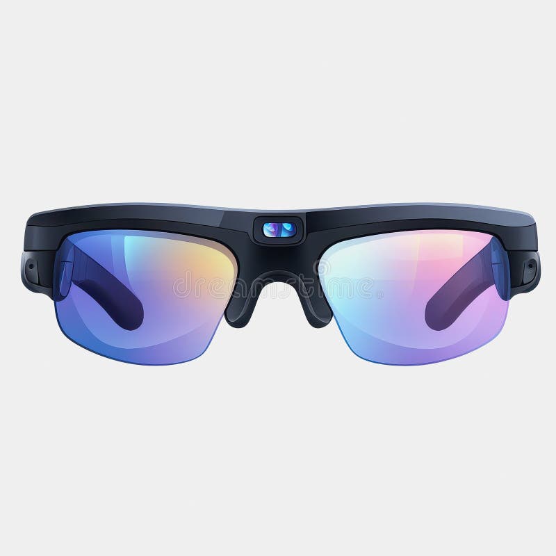 Stylish and Innovative Smart Glasses with Colorful Lenses for Modern Lifestyle, Enhanced Technology for Everyday Use and stock photos