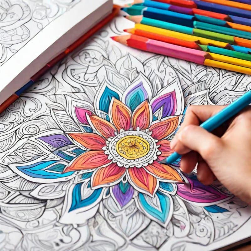 Explore the Magic of Coloring Book Sketches for Creative Fun Stock