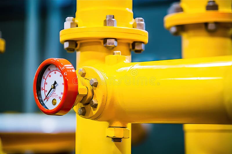 Gas Pipe Reducer Efficient Gas Flow Control Generative AI Stock