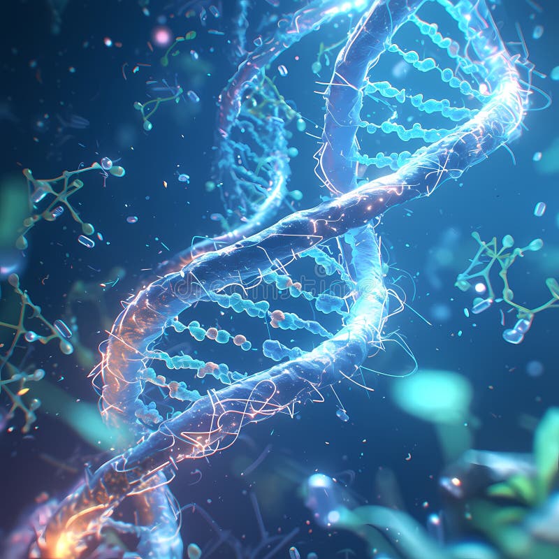 Explore the Unseen World a Glimpse into DNA S Mysteries Stock