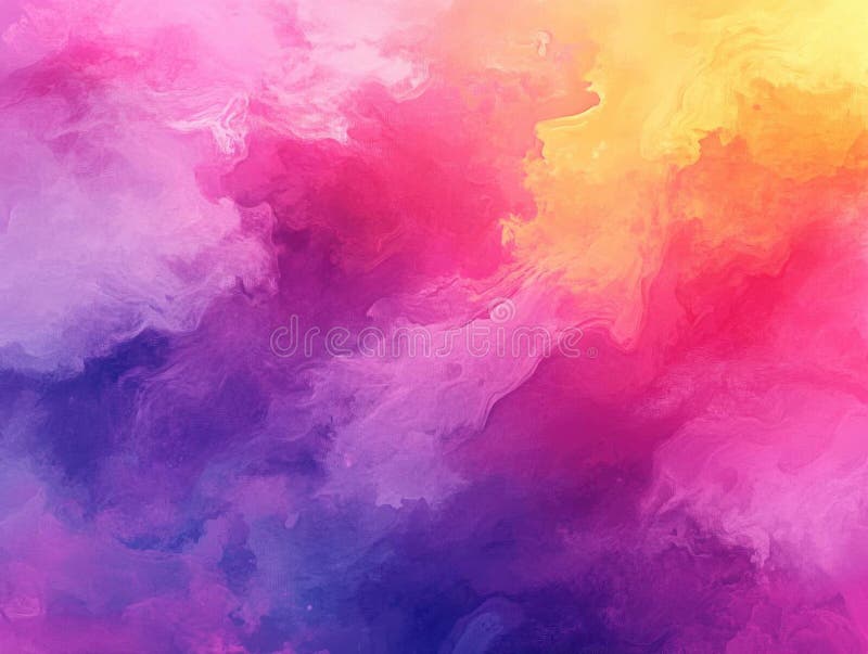 Explore vibrant hues a colorful abstract painting ilustração royalty free