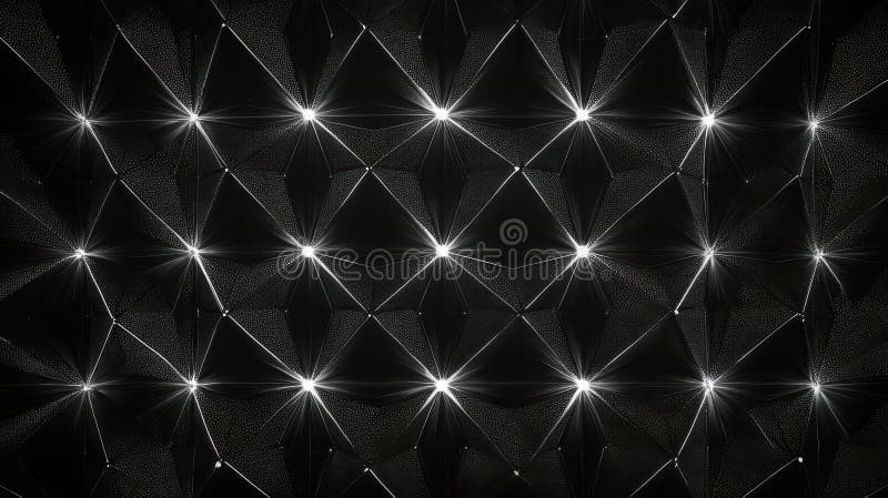 Exploring abstract black and white geometric patterns royalty free illustration