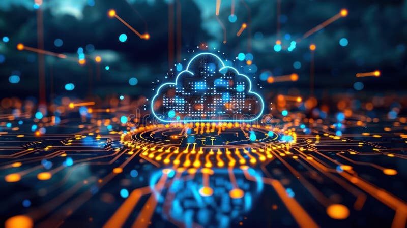 Exploring the Benefits and Challenges of Edge Computing: Enhancing Real-Time Data Processing and Reducing Latency royalty free illustration