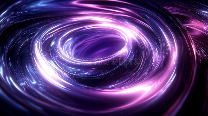 Exploring Colorful Abstract Light Flowing Through a Dynamic Vortex royalty free stock images