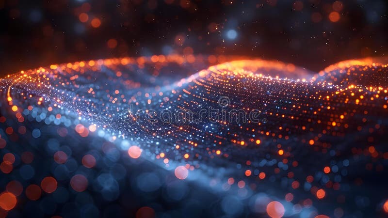 Exploring Digital Data: Uncovering Insights through Rhythmic Patterns and Technology Trends. vector illustration