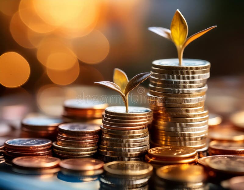 Exploring Financial Investment Options for Future Growth royalty free illustration