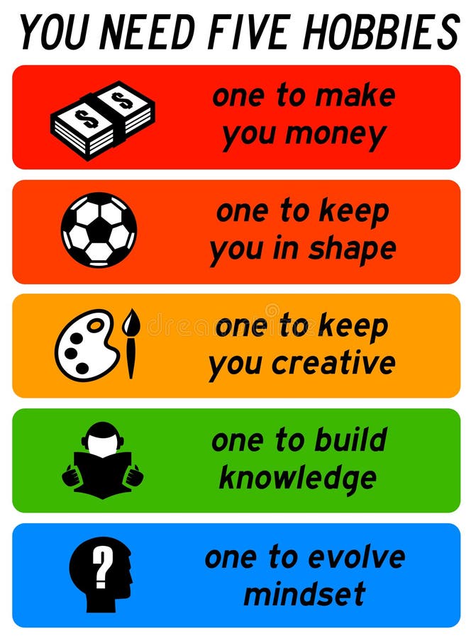 Hobbies Stock Illustration Illustration Of Hobby Growth 85096552