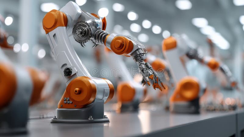 Exploring the Future of Technology: A Robot Standing Proudly on a Table Showcasing AI and Robotics Innovations vector illustration