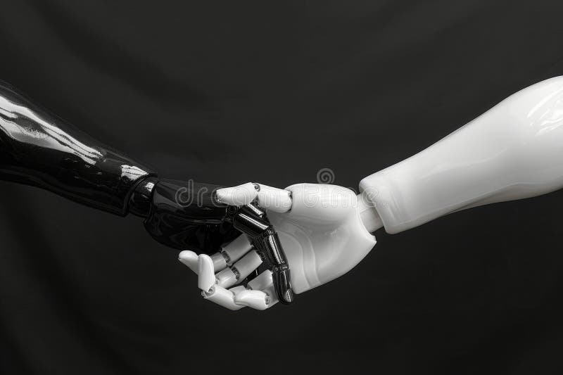 Exploring human ai engagement in the modern era concepts of artificial intelligence and robotics vector illustration