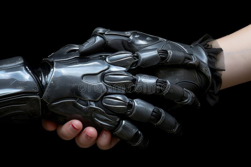 Exploring human ai interaction in the digital era the role of robotics and artificial intelligence royalty free illustration