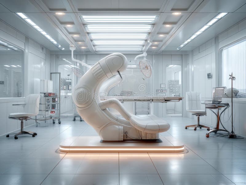 Exploring the Impact of Artificial Intelligence in Revolutionizing Healthcare: The Role of Advanced Technologies in Medicine and royalty free illustration