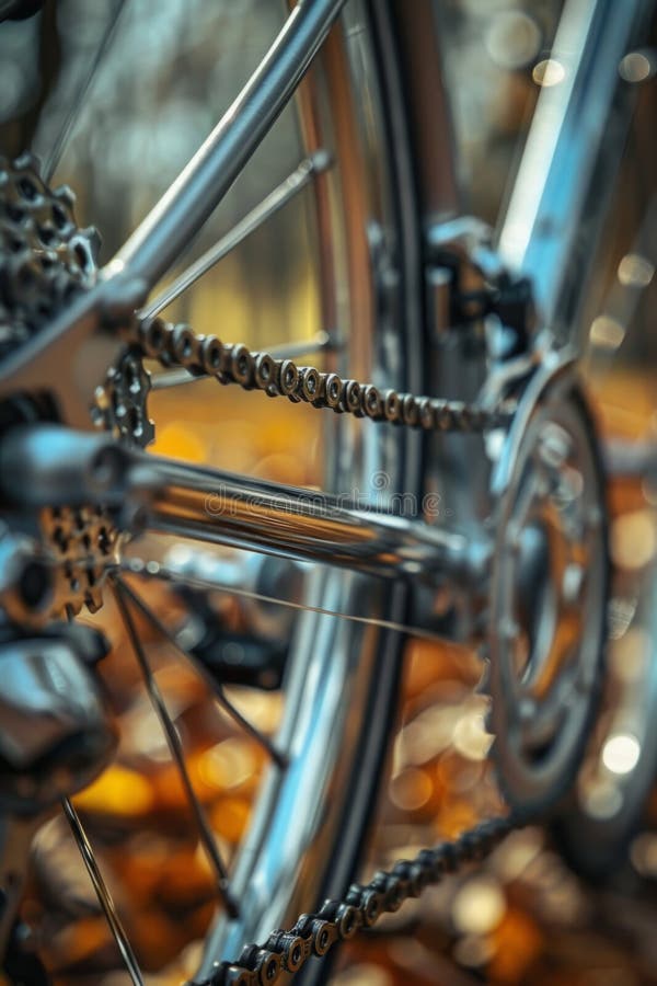 Exploring the intricacies of bicycle gear systems, highlighting their robustness and high-performance capabilities. vector illustration