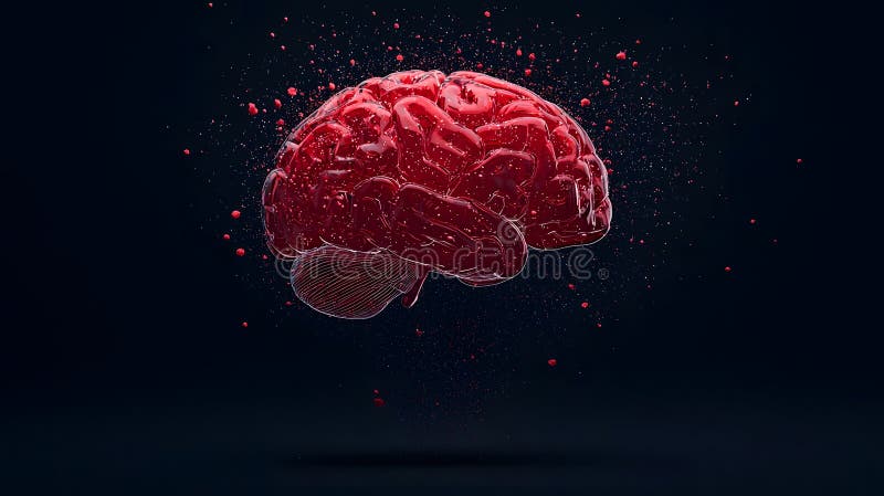 Exploring the Intricacies of the Brain: A Visual Journey into Cognitive Function and Emotion vector illustration