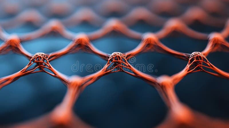 Exploring the Intricacies of Digital Networks Through Abstract Interconnected Structures stock illustration