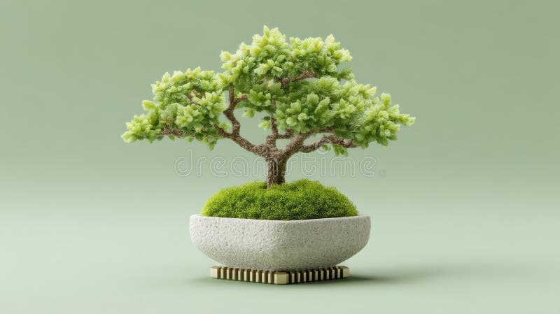 Exploring Medical Device Innovation Through a Luminous Tree of Life and Technology Advancements royalty free illustration