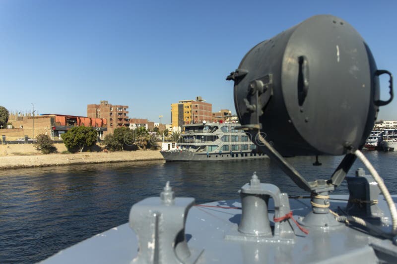 Exploring the Nile: The Lighthouse Ship royalty free stock images