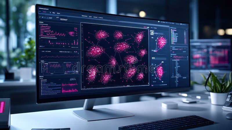 Exploring the Power of Big Data: Insights from Data Science, AI, and Business Analytics for Finance and Neural Network royalty free illustration