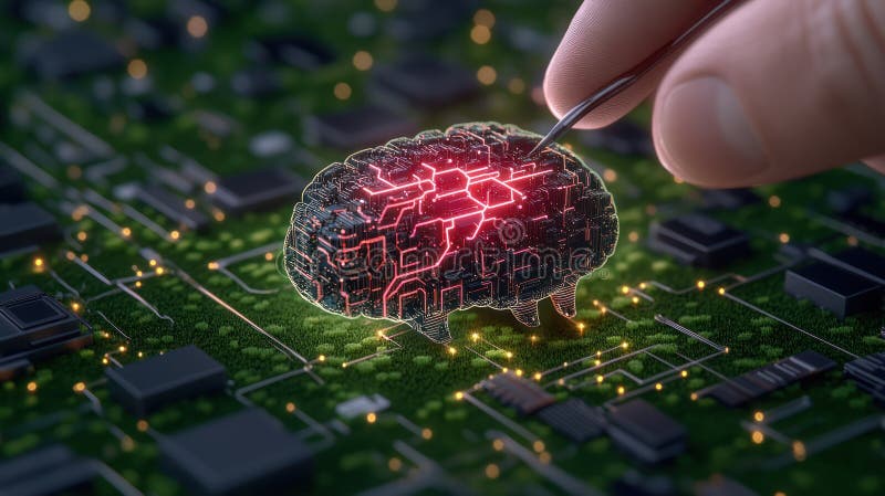Exploring the Power of Big Data: Insights from Data Science, AI, and Business Analytics for Finance and Neural Network stock illustration
