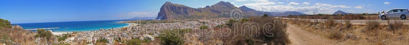 Exploring Sicily coastline panorama - Italy