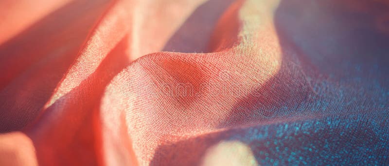 Exploring the soft texture and matte finish of Eri silk with vibrant colors and light stock illustration