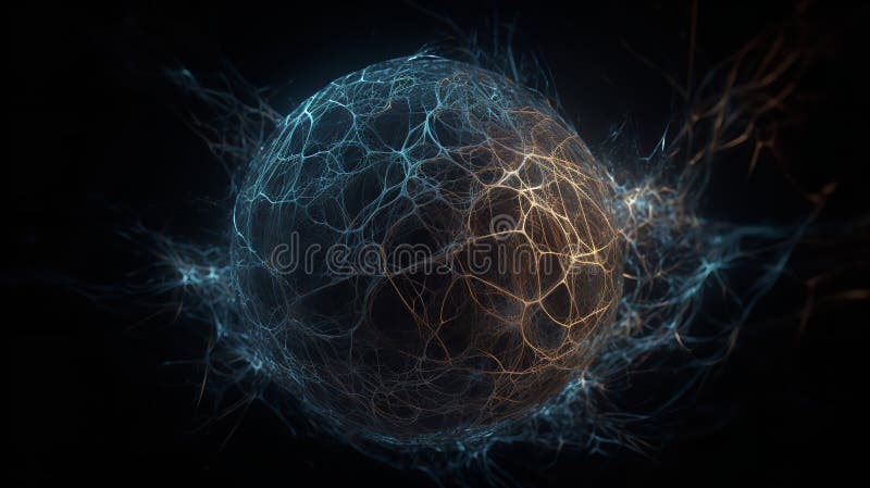 Exploring the Vast Expanse of Deep Learning stock illustration