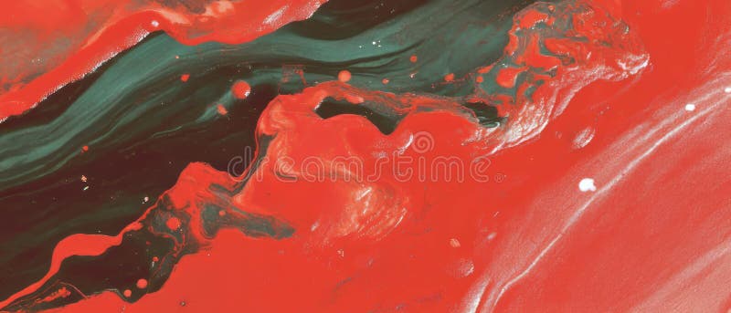 Exploring vibrant ink gradients with striking red shapes and smooth color transitions royalty free illustration