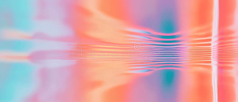 Exploring vibrant sound patterns through abstract wave forms and colors royalty free illustration