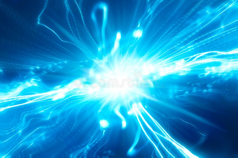 Explosion bleue abstraite photos stock Explosion bleue abstraite photos stock