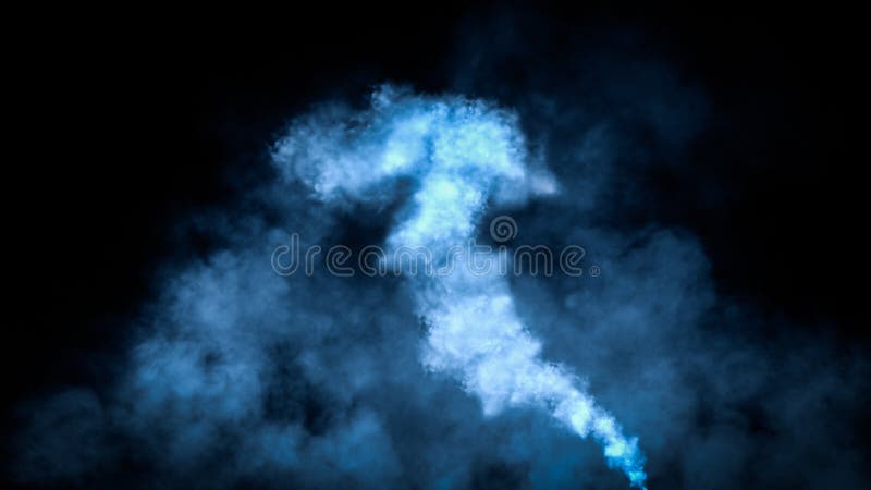 Blue Smoke Stock Photo - Download Image Now - Smoke Bomb, Blue, Smoke -  Physical Structure - iStock