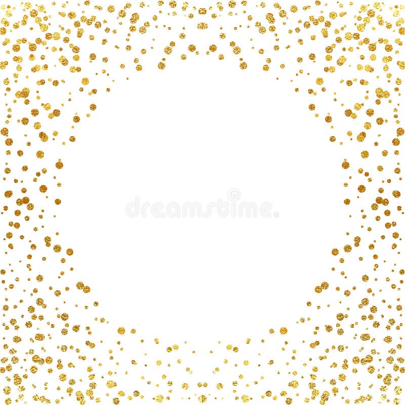Explosion de fête des confettis Fond de scintillement d'or Points d'or Point de polka d'illustration de vecteur illustration libre de droits Explosion de fête des confettis Fond de scintillement d'or Points d'or Point de polka d'illustration de vecteur illustration libre de droits