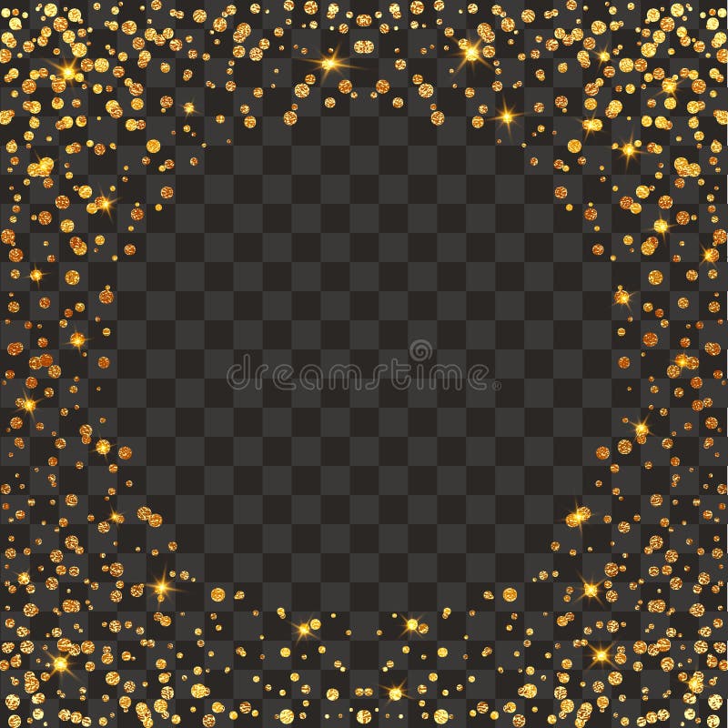 Explosion de fête des confettis Fond de scintillement d'or Points d'or Point de polka d'illustration de vecteur illustration stock Explosion de fête des confettis Fond de scintillement d'or Points d'or Point de polka d'illustration de vecteur illustration stock