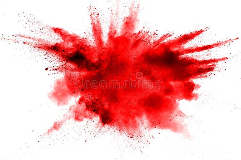 explosion de poudre de couleur rouge illustration libre de droits explosion de poudre de couleur rouge illustration libre de droits