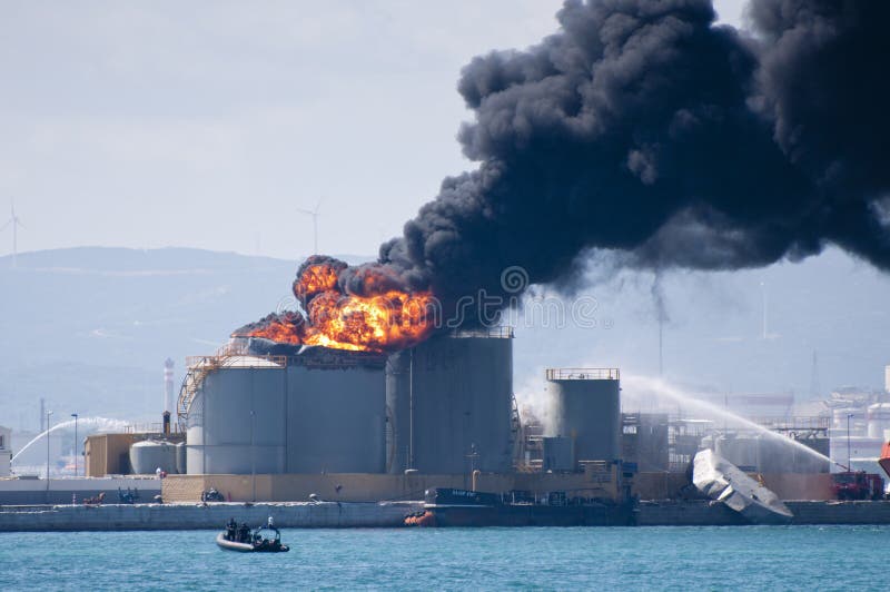 Gibraltar Fuel Tank Explosion Dreamstime