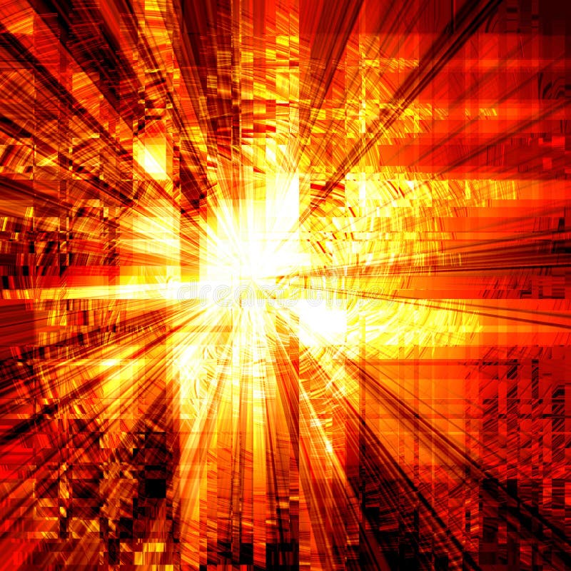Explozie abstractă royalty free illustration