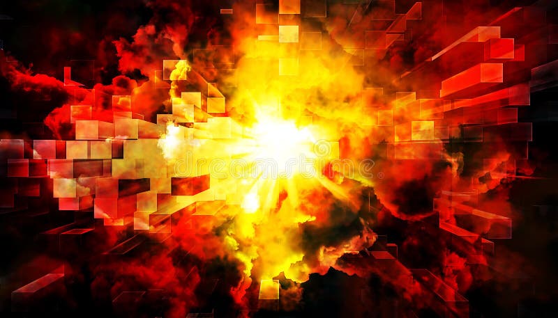 Explozie abstractă vector illustration