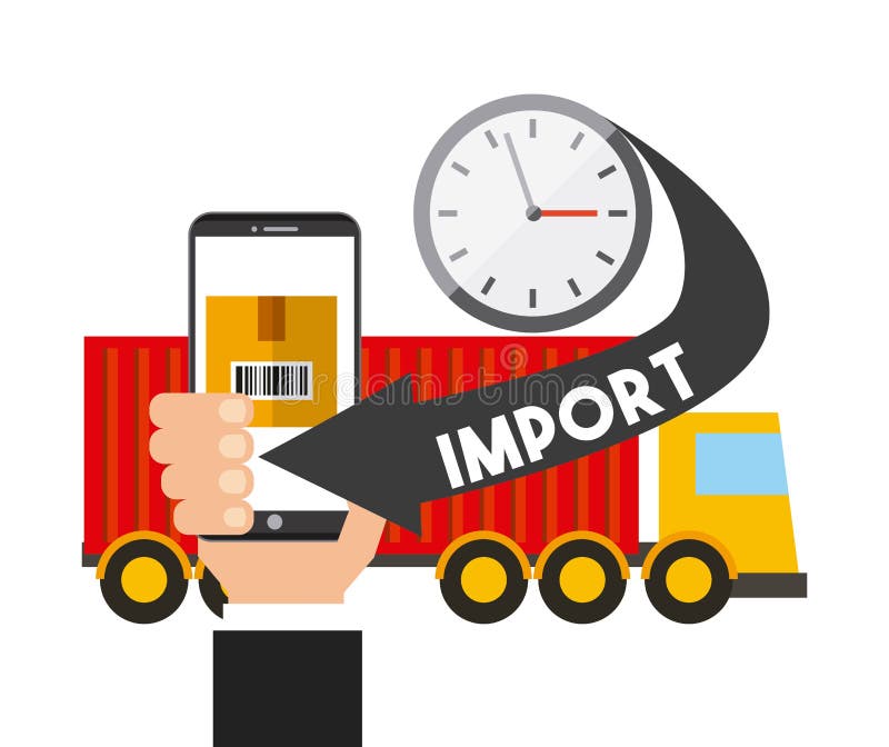 Download Export and import design stock vector. Illustration of ...