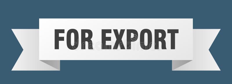 Export Ribbon Stock Illustrations 784 Export Ribbon Stock