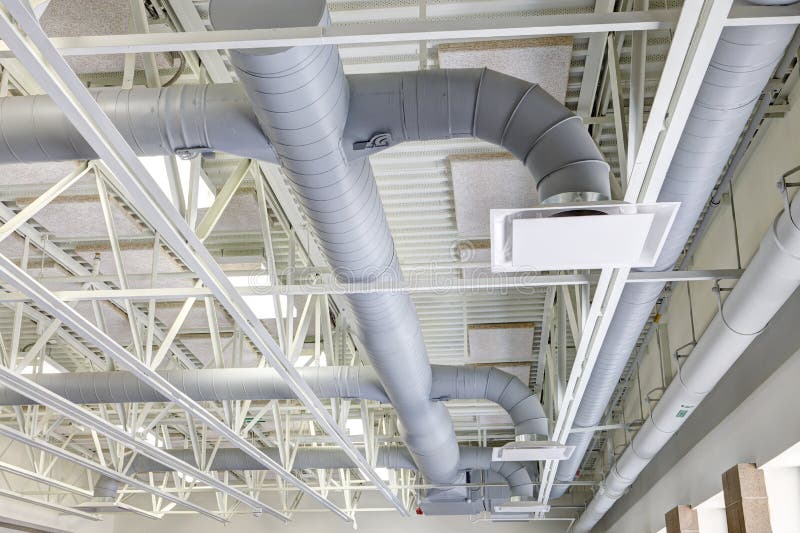 Exposed Ductwork in Design stock image. Image of ductwork 37547991